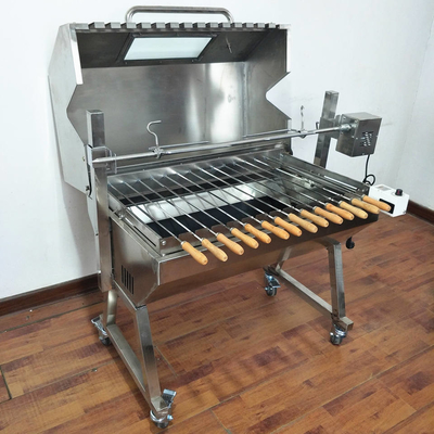 Het Spitgrill van de lamsbarbecue