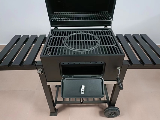 Beweegbare CSA de BARBECUEgrill van de 24 Duimhoutskool het Kamperen Barbecuegrill