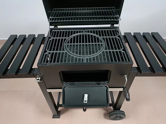Draagbare de Houtskoolgrill van 40kgs CSA de Houten Brandende Grill van het 12,6 Duimroestvrije staal
