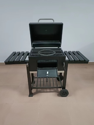 De beweegbare CSA-van het de Grill30kgs Roestvrije staal van de Houtskoolbarbecue Houten Grill