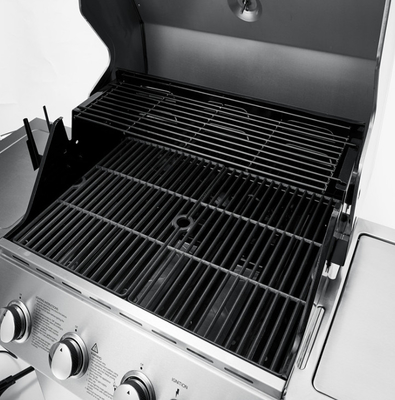 De zwarte Grill van de het Gasbarbecue van het Porseleinemail