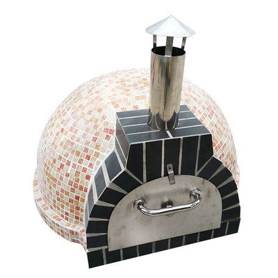 De vuurvaste 10 minuten Ceramische Draagbare Houten Brandende Oven van de Pizzaoven 70kgs