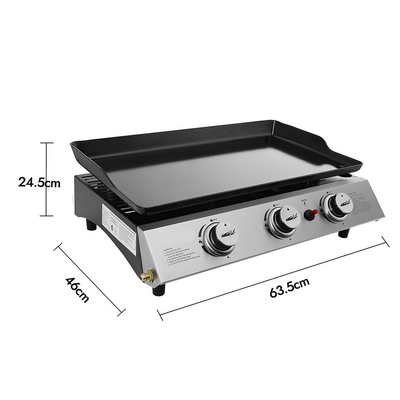 Gezonde CT 201 van de de BARBECUEgrill van CSA Teppanyaki Elektrische het Roosterbarbecue voor het Kamperen