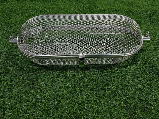 Openlucht de BARBECUEtoebehoren 8mm van AGA 201ss Napoleon Rotisserie Grill Basket