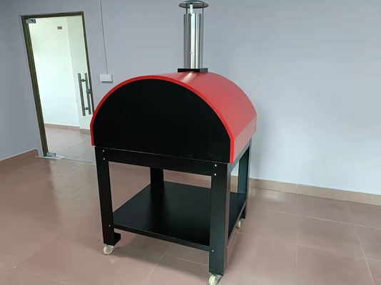 Ce-Oven 30mm van de Roestvrij staal Houten Pizza Dikke Roestvrij staal Houten Oven