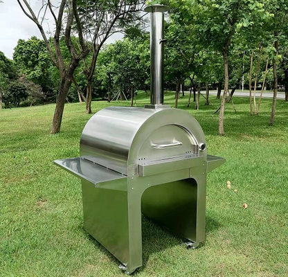 Ce-Oven 30mm van de Roestvrij staal Houten Pizza Dikke Roestvrij staal Houten Oven