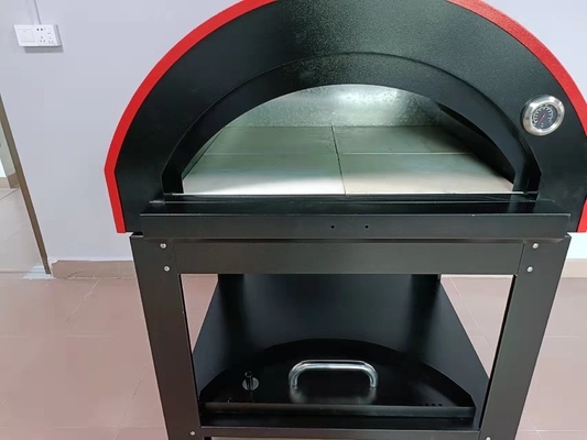 Oven CSA van de roestvrij staal de Hout In brand gestoken Pizza buiten het Hout van Ovensbrandwonden