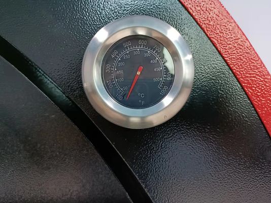 10s schop Draagbare Houten Brandende Pizza Oven Trolley Easy Maneuverability