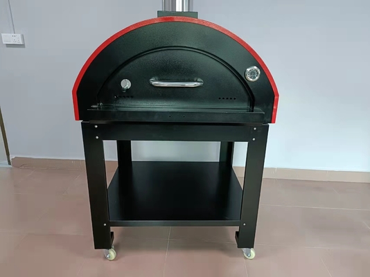 950mm Mobiele Hout In brand gestoken het Roestvrije staal Houten Oven van de Pizzaoven 201S