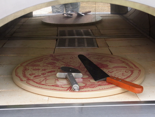 750mm In brand gestoken Oven van de Roestvrij staal de Houten In brand gestoken Pizza Oven Spatula Stainless Steel Wood